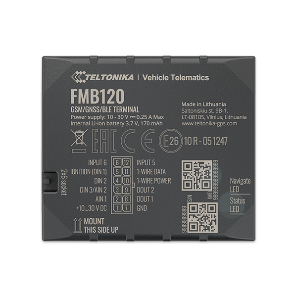 Teltonika FMB120 Advanced Tracker