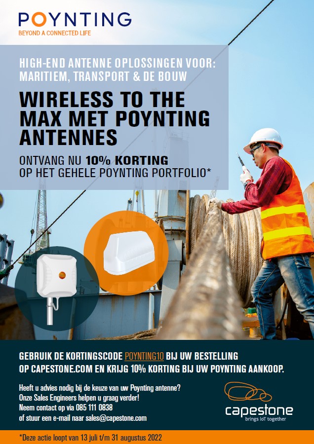 promotie leaflet poynting antennes