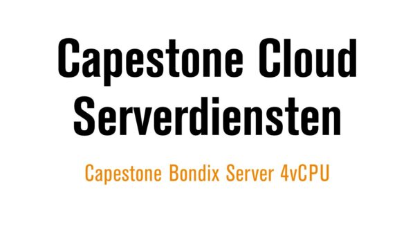 Capestone Cloud Server Dienste 3